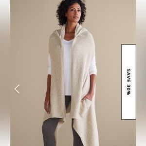 Soft Surroundings Cream Poncho